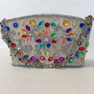 Multi-Color Faux Rhinestone Evening Bag/Purse/Elegant/Beautiful